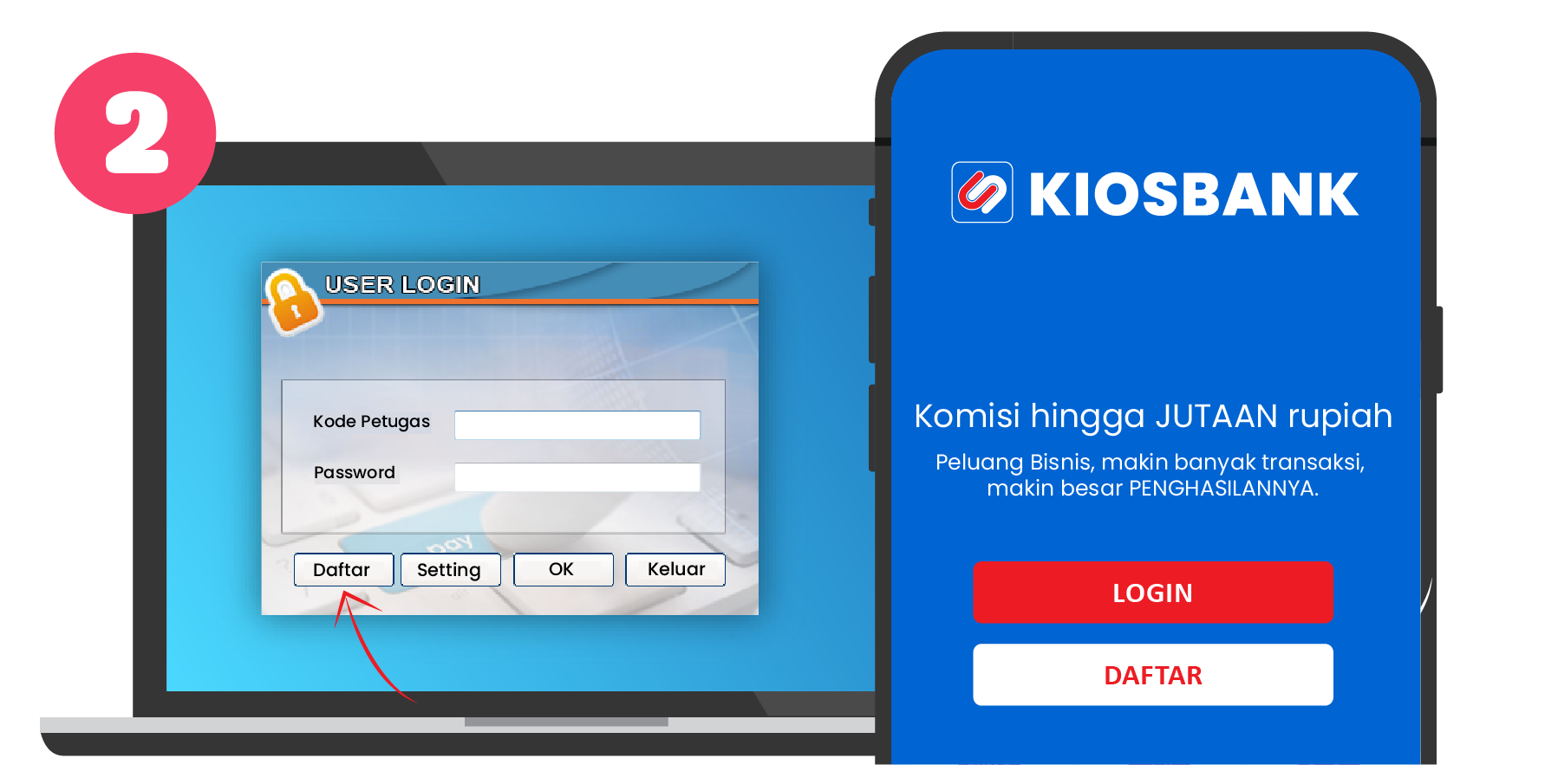 daftar aplikasi kiosbank