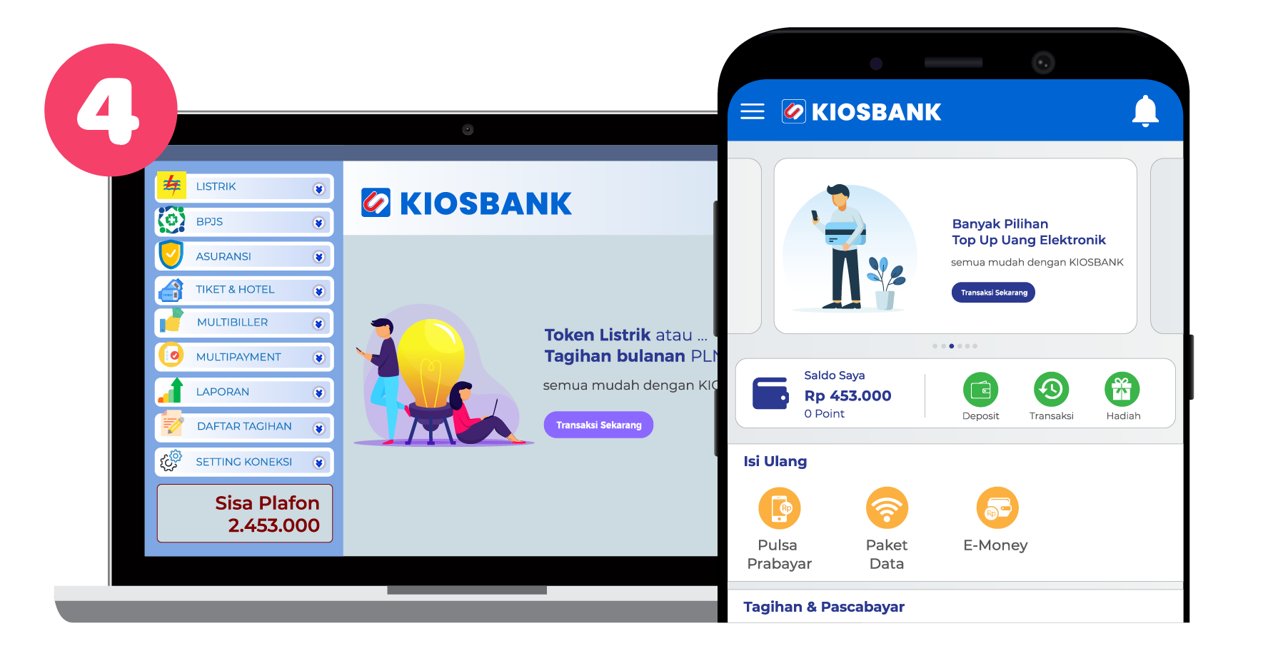 transaksi aplikasi kiosbank